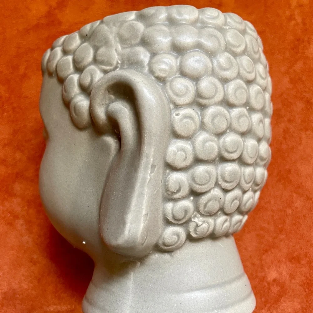Unique Buddha Head Ceramic Flower Vase